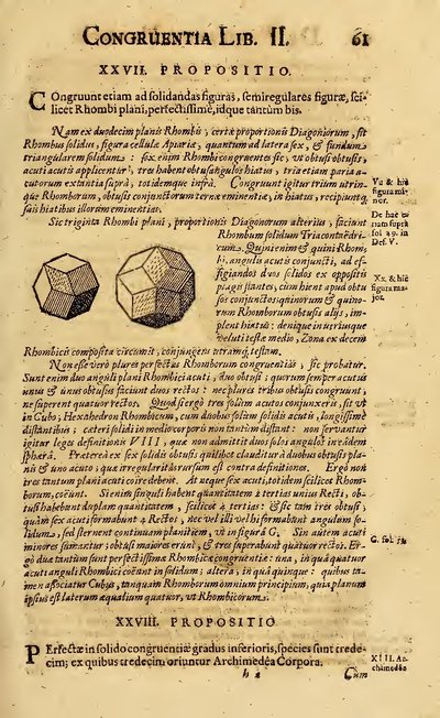 Kepler, Harmonices Mundi